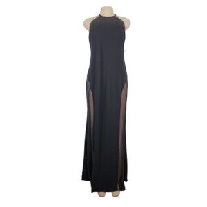 NW Woman black and nude maxi dress size 14W